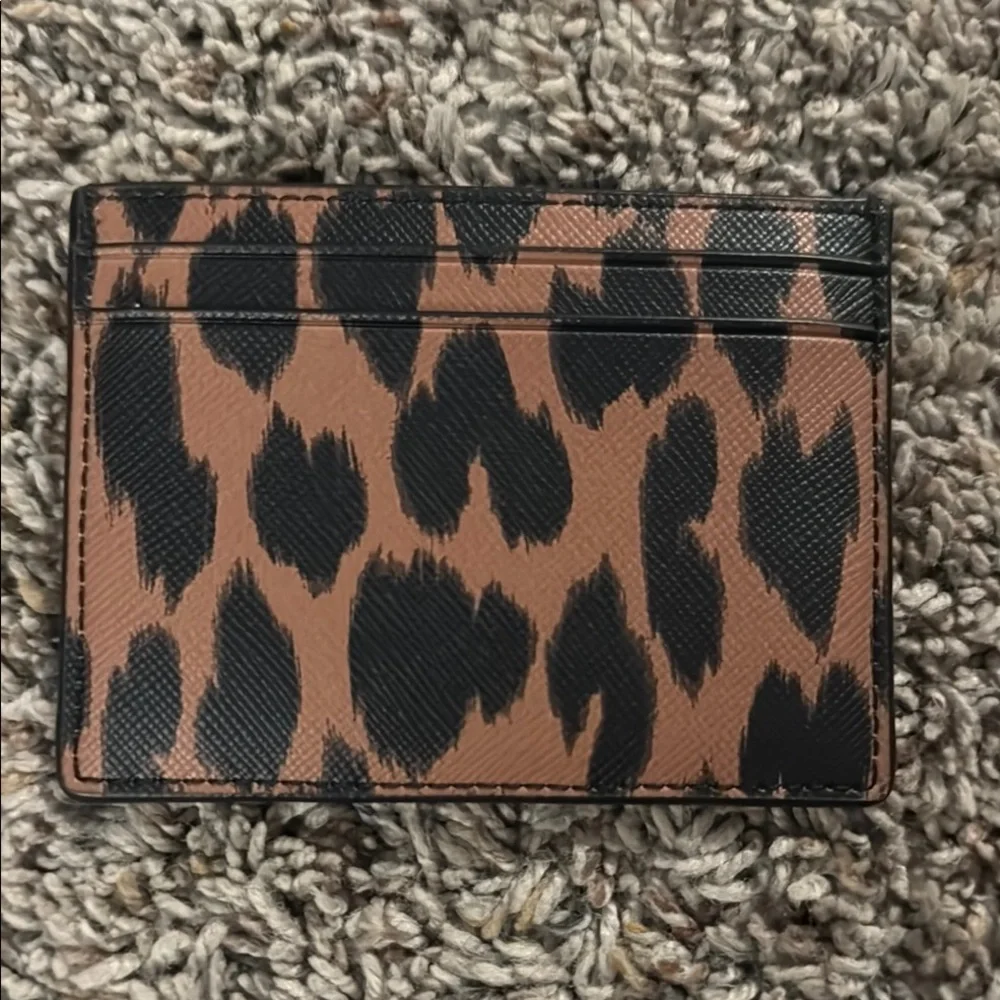 Kate Spade Leopard Print Card Holder - Picture 3 of 3